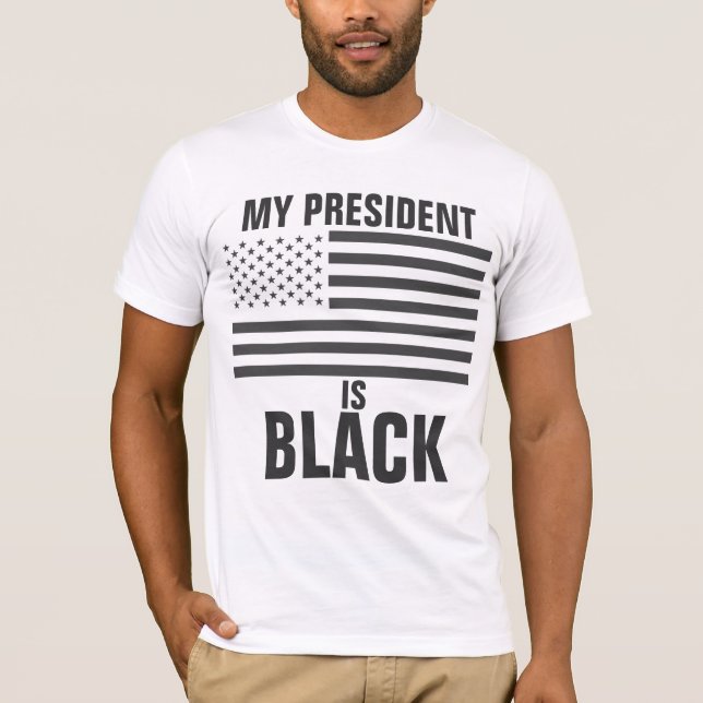 Camiseta Meu presidente é preto (Frente)