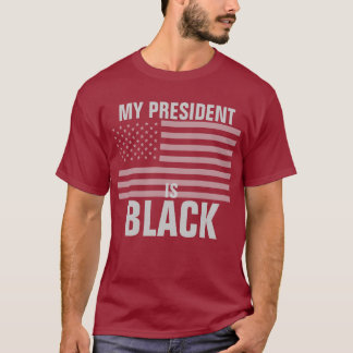 Camiseta Meu presidente é preto