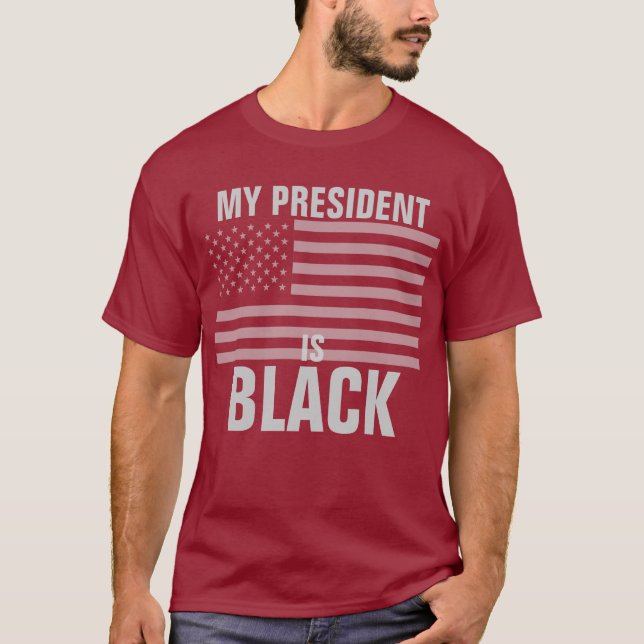 Camiseta Meu presidente é preto (Frente)
