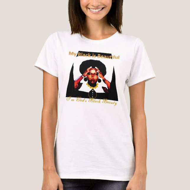 Camiseta Meu preto é bonito (Frente)