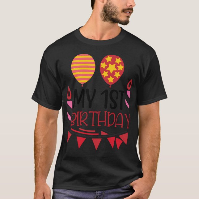 Camiseta Meu primeiro aniversario (Frente)