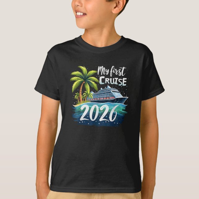 Camiseta Meu Primeiro Cruzeiro 2026 (Frente)