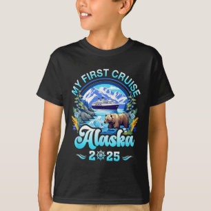 Camiseta Meu Primeiro Cruzeiro Alasca 2025 Família Amiga Cr