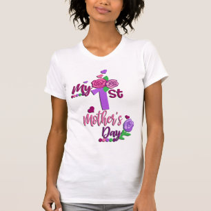 Camiseta Meu primeiro Dia de as mães