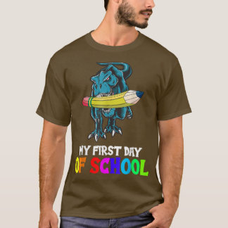 Camiseta Meu primeiro dia de escola 2022 1rua de volta à es