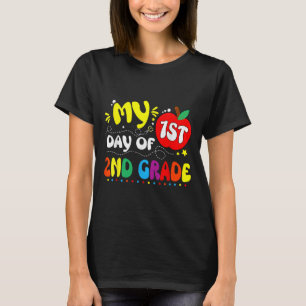 Camiseta Meu Primeiro Dia De Professores Do segundo Grau 1r