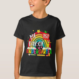 Camiseta Meu Primeiro Dia Na Creche Professora Crianças 1º