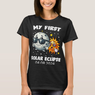 Camiseta Meu Primeiro Eclipse Solar Total Abril 8 2024 Todd