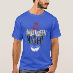 Camiseta Meu Primeiro Halloween Noite Engraçado, Feliz Dia