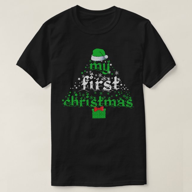 Camiseta Meu Primeiro Natal (Frente do Design)