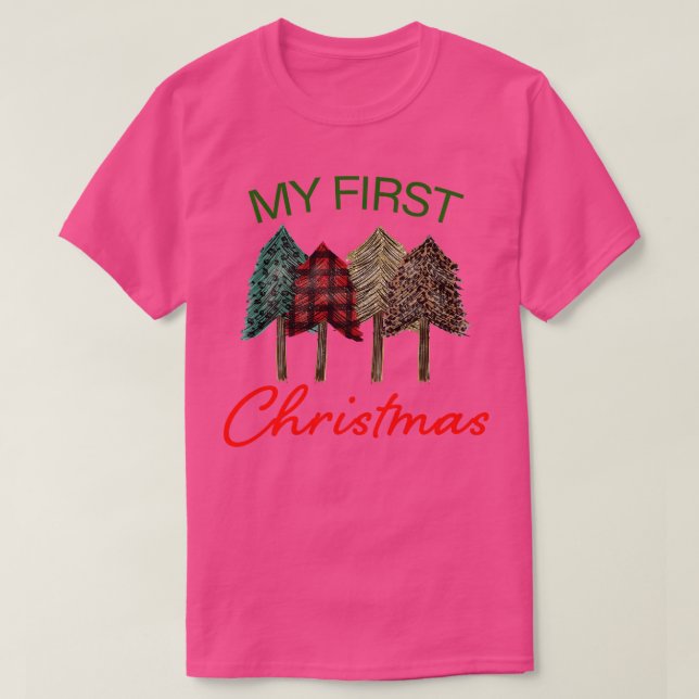Camiseta meu primeiro natal 50 (Frente do Design)