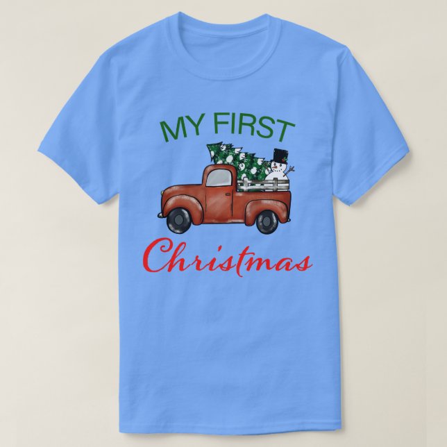 Camiseta meu primeiro natal 6 (Frente do Design)