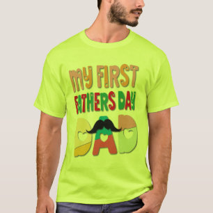Camiseta Meu primeiro Pai Dia de os pais