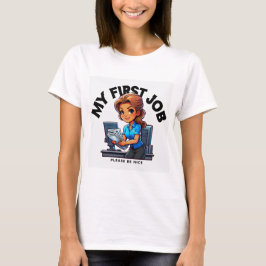 Camiseta Meu primeiro trabalho no escritório
