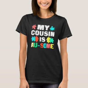 Camiseta Meu Primo É Au-Som Apoia Criança Autista Autismo
