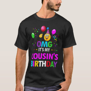 Camiseta Meu primo está feliz por você