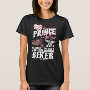 Camiseta Meu Príncipe Encantado é um Motociclista – Camiset