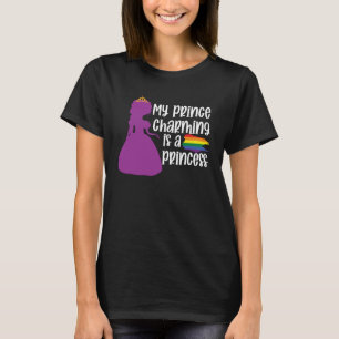 Camiseta Meu príncipe encantado é um orgulho LGBT da Prince