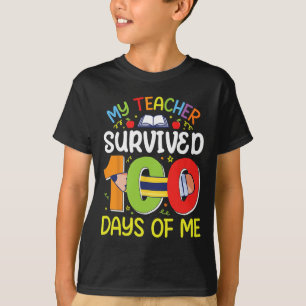 Camiseta Meu Professor Sobreviveu 100 Dias De Mim Engraçado