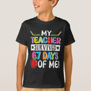 Camiseta Meu Professor Sobreviveu 67 Dias Da Minha Escola M