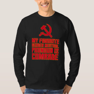 Camiseta Meu Pronome Neutro De Gênero Favorito É Camarada F