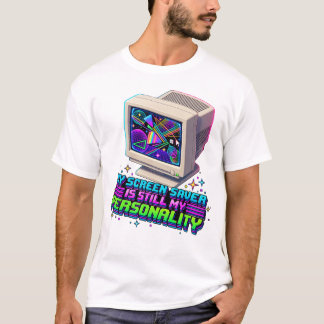 Camiseta Meu Protetor de Tela Era Minha Personalidade – 90s