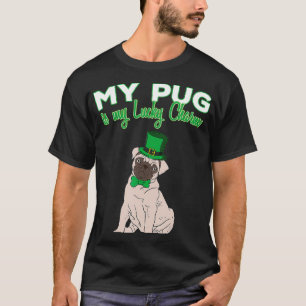 Camiseta Meu Pug É Meu Feliz Engraçado Cachorro Cachorro Ca
