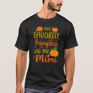 Camiseta Meu Pumpkin Favorito Me Chame De Mimi Pumpkin Spic