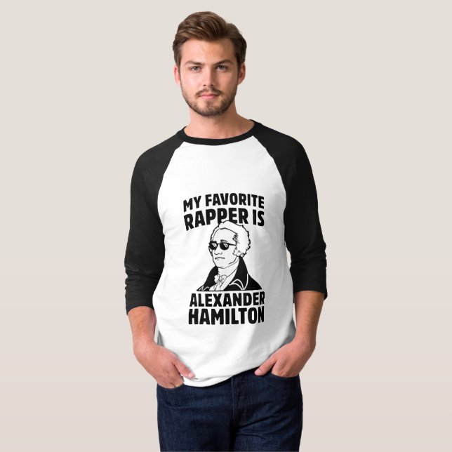 CAMISETA MEU RAPPER FAVORITO É ALEXANDER HAMILTON (Frente Completa)
