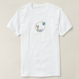 Camiseta Meu rato branco vermelho Terrier do mundo