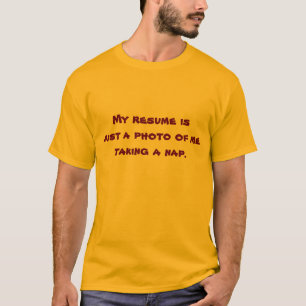Camiseta Meu resumo