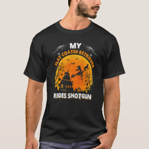 Camiseta Meu Retriever de Capa Plana Viaja no Banco da Fren