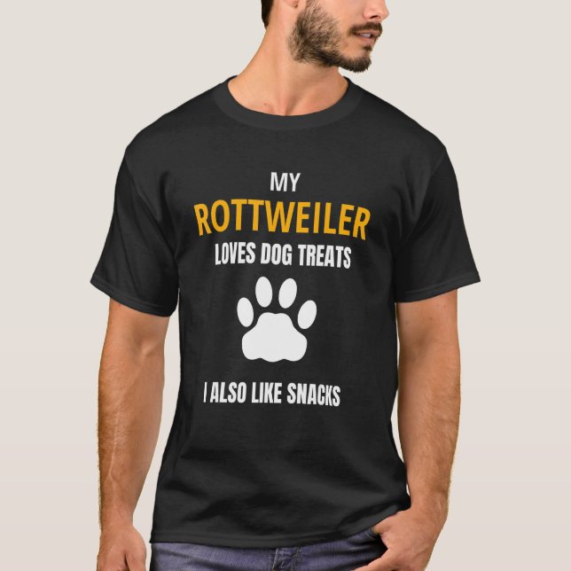 Camiseta Meu Rottweiler Adora Tratamentos De Cachorros Cach (Frente)