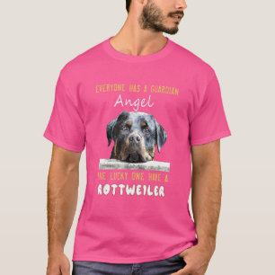 Camiseta Meu Rottweiler É Um Anjo De Guardião 1