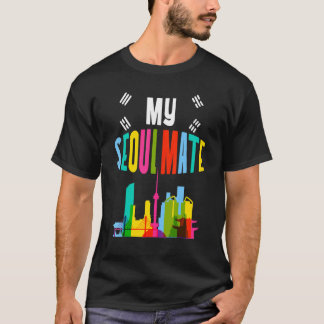 Camiseta Meu Roupa de Seoulmate Coreano