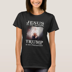 Camiseta Meu Salvador Trump É Meu Presidente 1