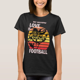 Camiseta meu segundo amor é futebol americano