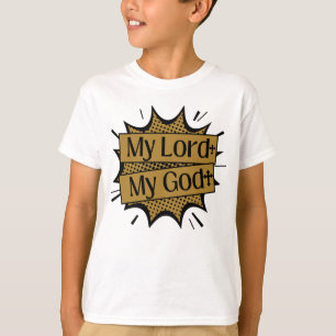 Camiseta Meu Senhor Meu Deus, Menino da Cruz Bíblica