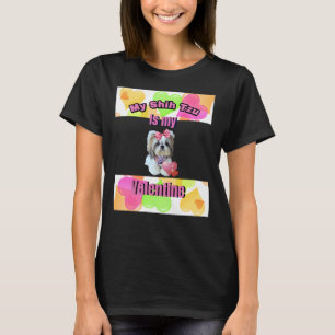 Camiseta Meu Shih Tzu É Meu Namorados Ativo