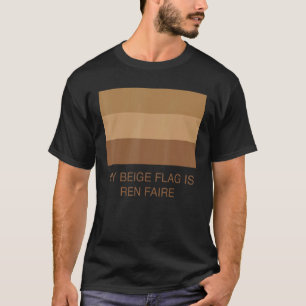 Camiseta Meu Sinalizador Beige É Feira De Ren
