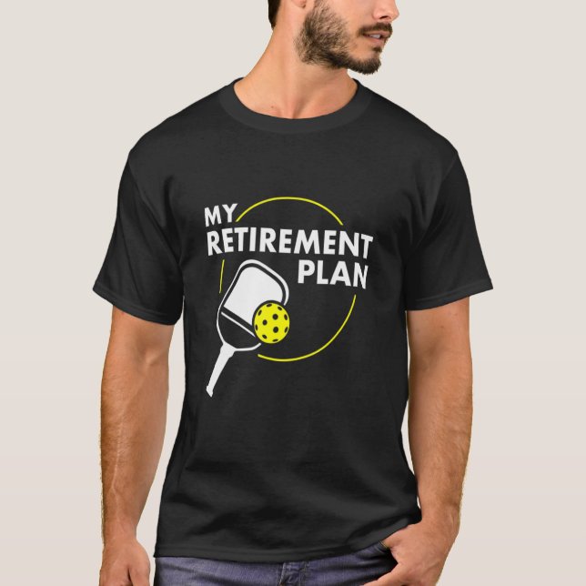 Camiseta Meu Slogan de Pickleball do Plano de Reforma (Frente)