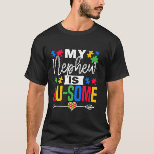 Camiseta Meu Sobrinho É Au-Som Apoio ao Mês de Conscientiza