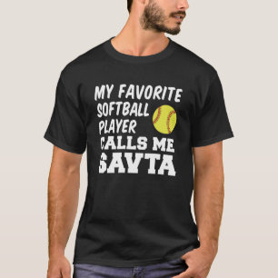 Camiseta Meu Softball favorito me chama de Savta judeu