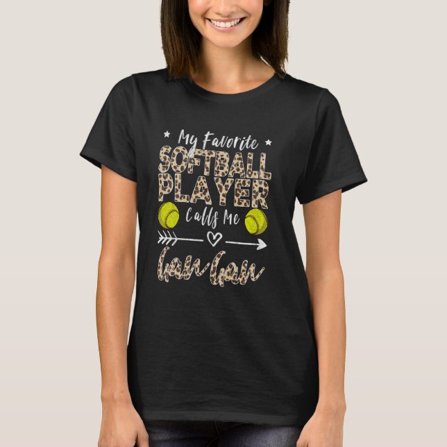 Camiseta Meu Softball Favorito Me Chama Gan Gan Softb (Frente)