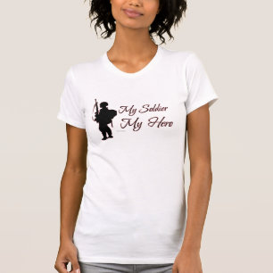 Camiseta Meu soldado meu herói