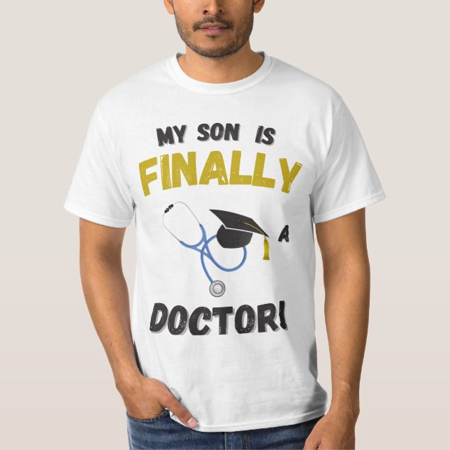 Camiseta Meu Sonis finalmente é médico - Presente médico (Frente)