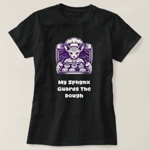 Camiseta Meu Sphynx Guarda a Massa Design de Gato Engraçado