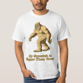 Camiseta Meu Squatch é mais grande do que seu: Pé