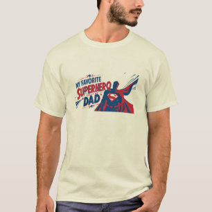 Camiseta Meu Super-Herói Favorito Me Chama Pai - Pai Heroic