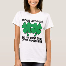 Camiseta Meu t-shirt afortunado dos encantos